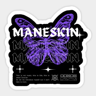 Maneskin // Butterfly Sticker